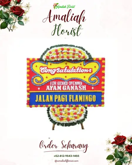 Sewa Papan Bunga Belakang Tangsi
